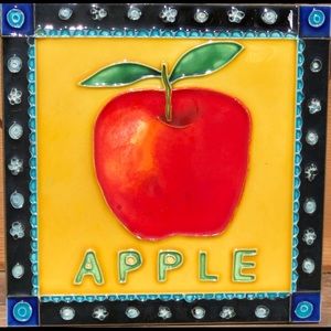 8x8 Muddy Waters Apple Decorative Artwork on Tile